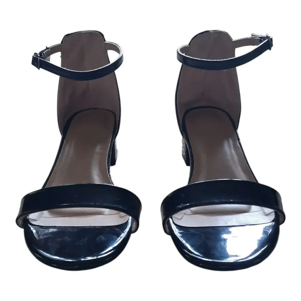 Link Shiny Black Kids Dress Shoes